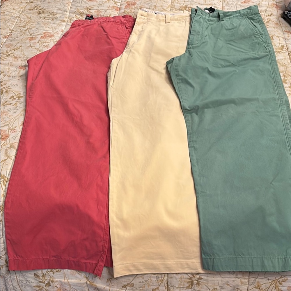 Colorful Chino Pants Trio